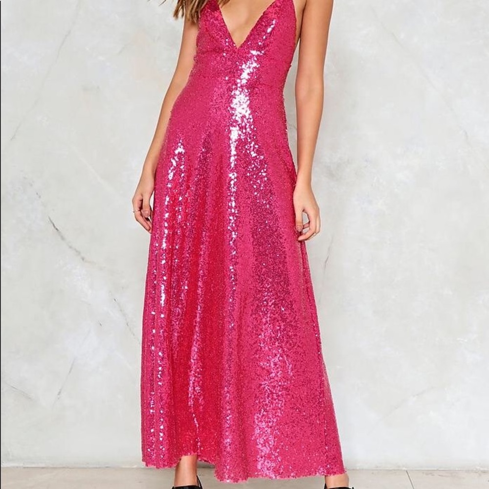 Nasty Gal Good Times Sequin Dress